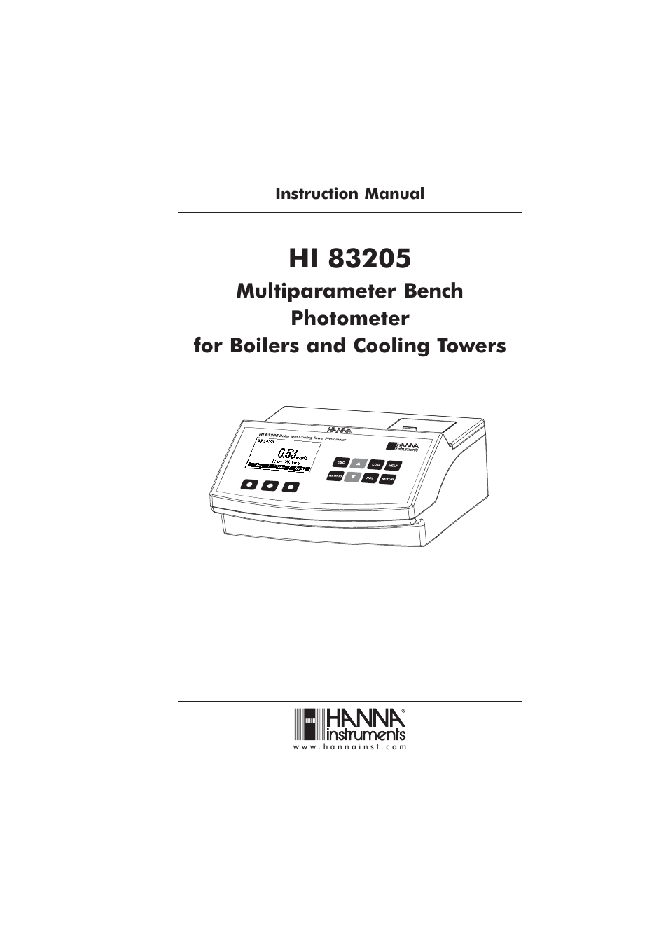 Hanna Instruments HI 83205 User Manual | 76 pages