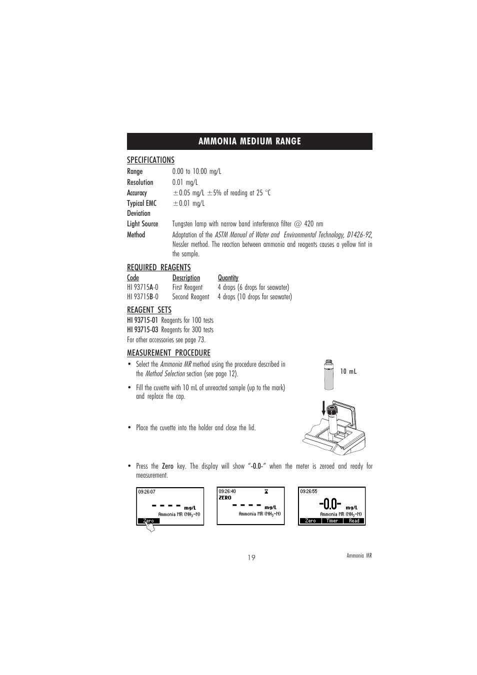 Hanna Instruments HI 83205 User Manual | Page 19 / 76