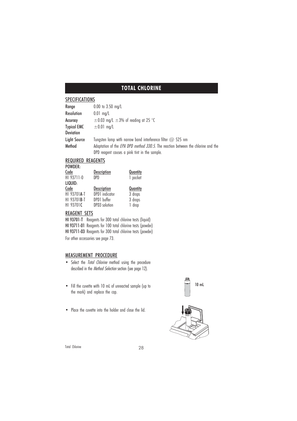 Hanna Instruments HI 83205 User Manual | Page 28 / 76