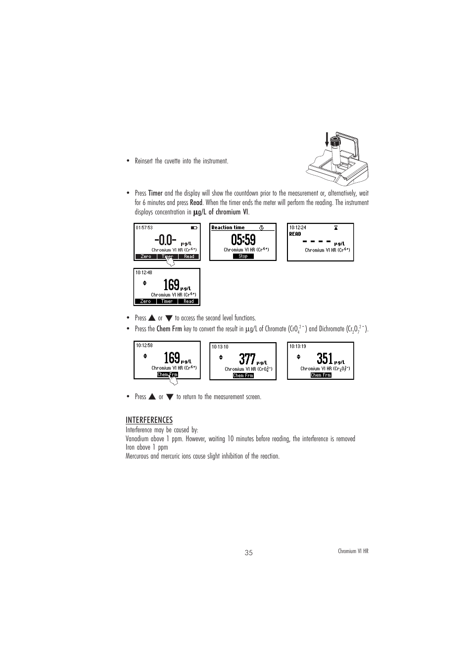 Hanna Instruments HI 83205 User Manual | Page 35 / 76