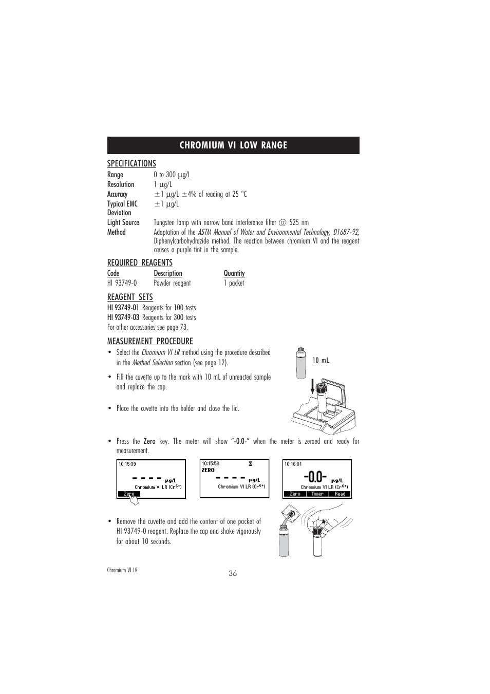 Hanna Instruments HI 83205 User Manual | Page 36 / 76