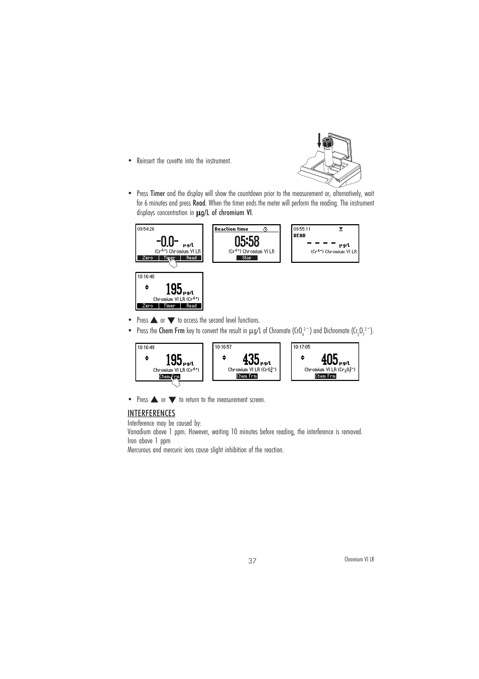 Hanna Instruments HI 83205 User Manual | Page 37 / 76