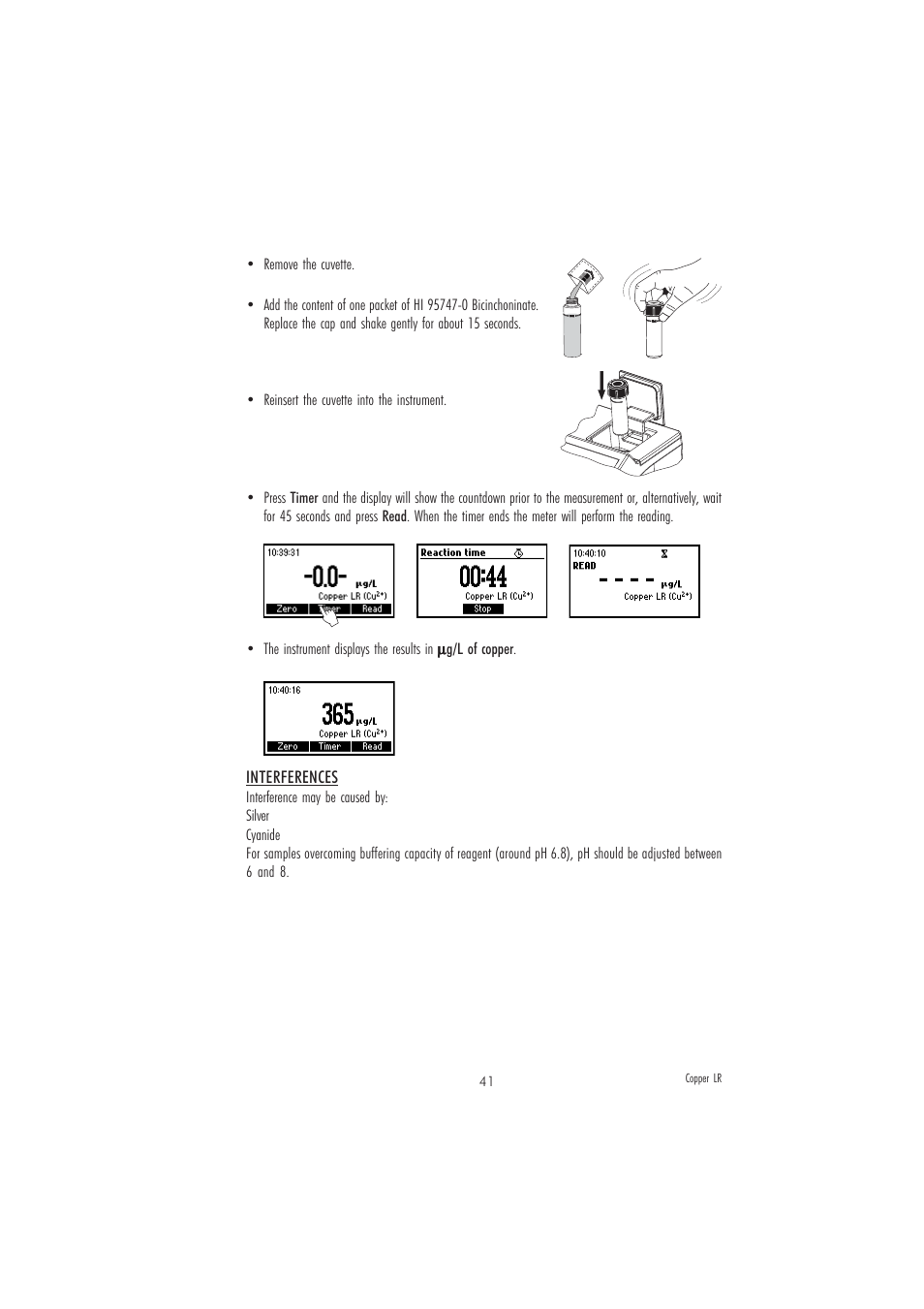 Hanna Instruments HI 83205 User Manual | Page 41 / 76