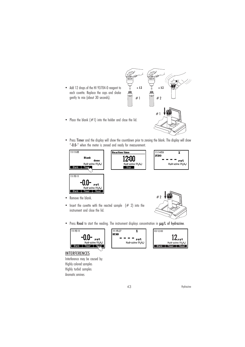 Hanna Instruments HI 83205 User Manual | Page 43 / 76