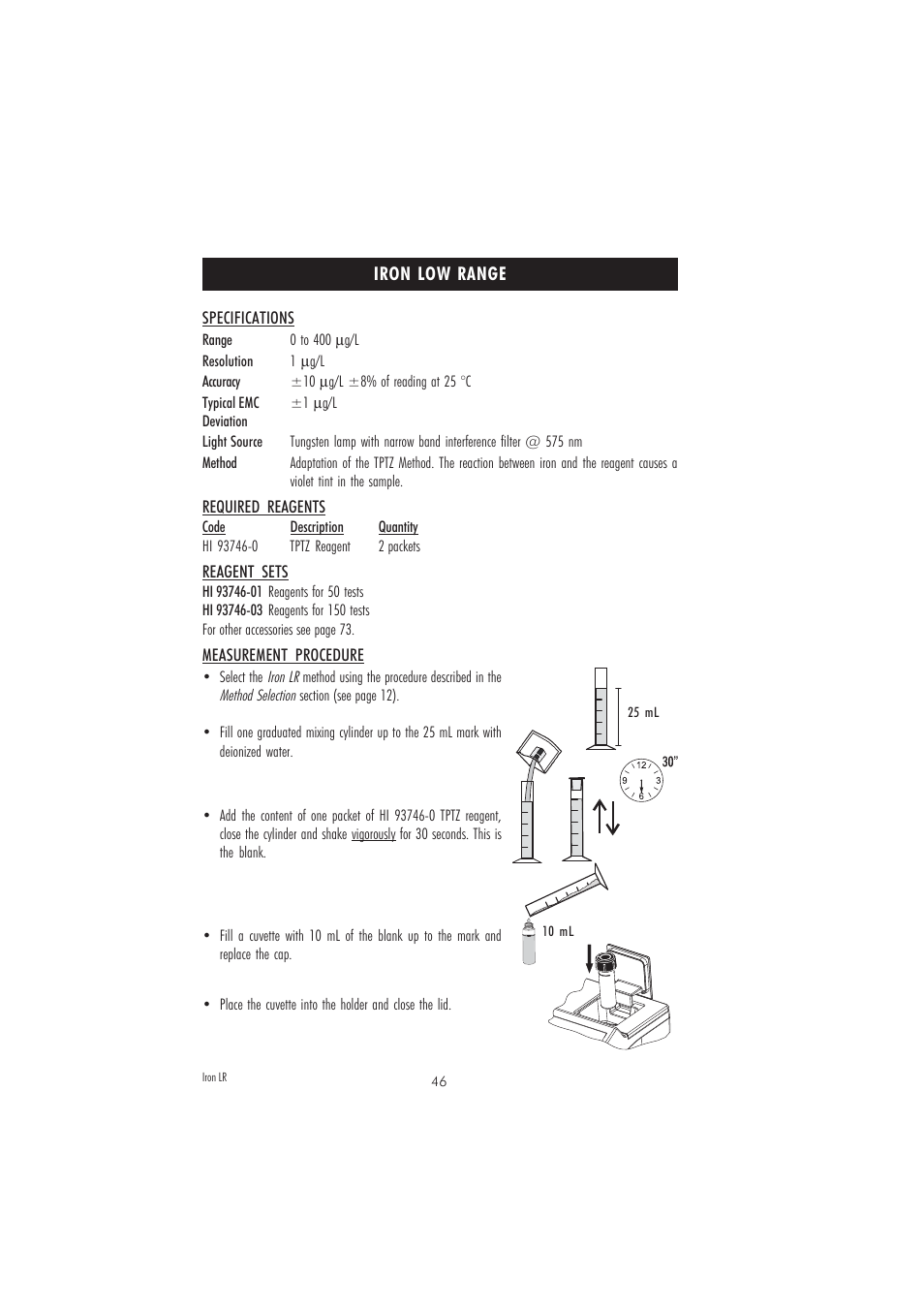 Hanna Instruments HI 83205 User Manual | Page 46 / 76