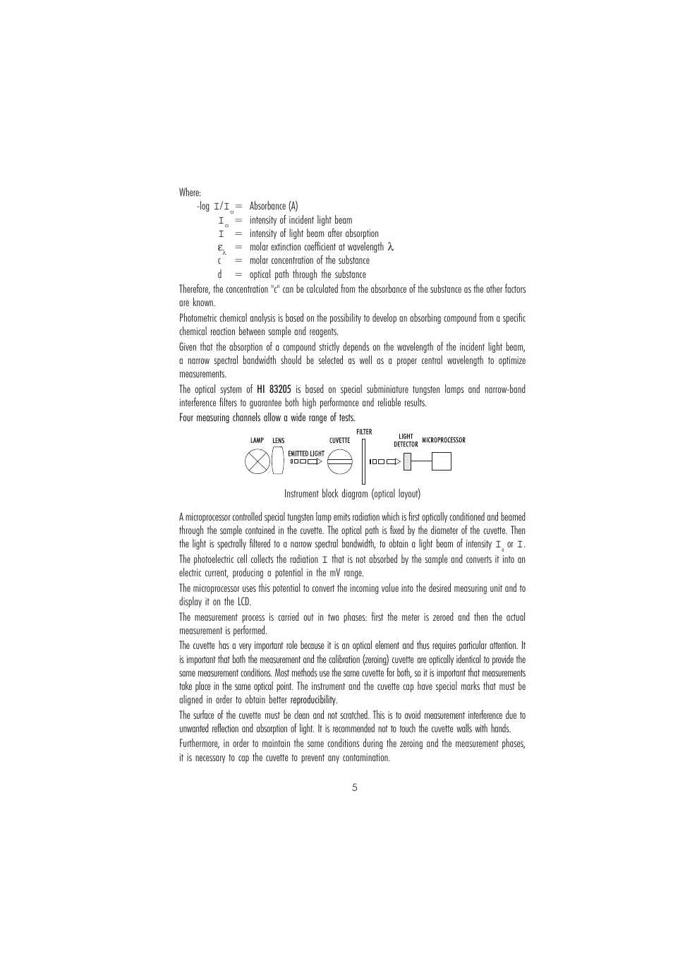 Hanna Instruments HI 83205 User Manual | Page 5 / 76