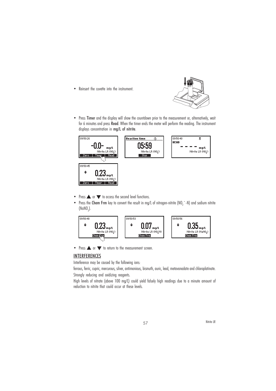 Hanna Instruments HI 83205 User Manual | Page 57 / 76