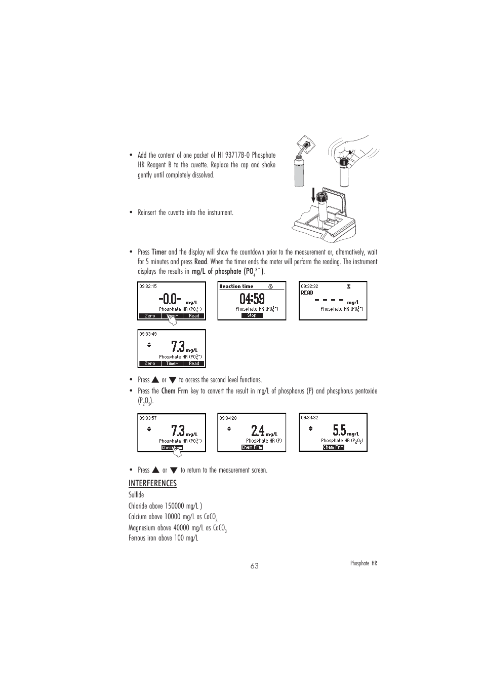 Hanna Instruments HI 83205 User Manual | Page 63 / 76