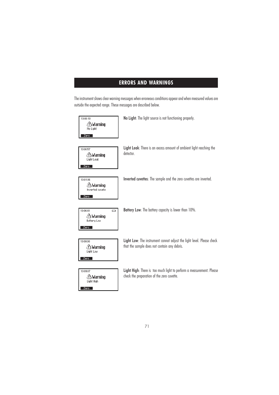 Hanna Instruments HI 83205 User Manual | Page 71 / 76