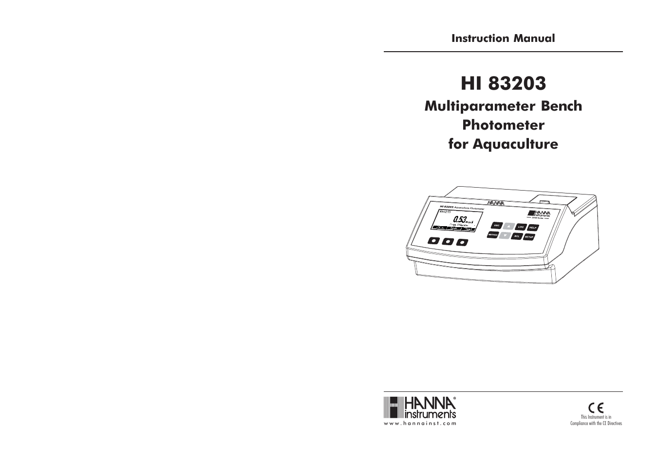 Hanna Instruments HI 83203-2008 User Manual | 25 pages
