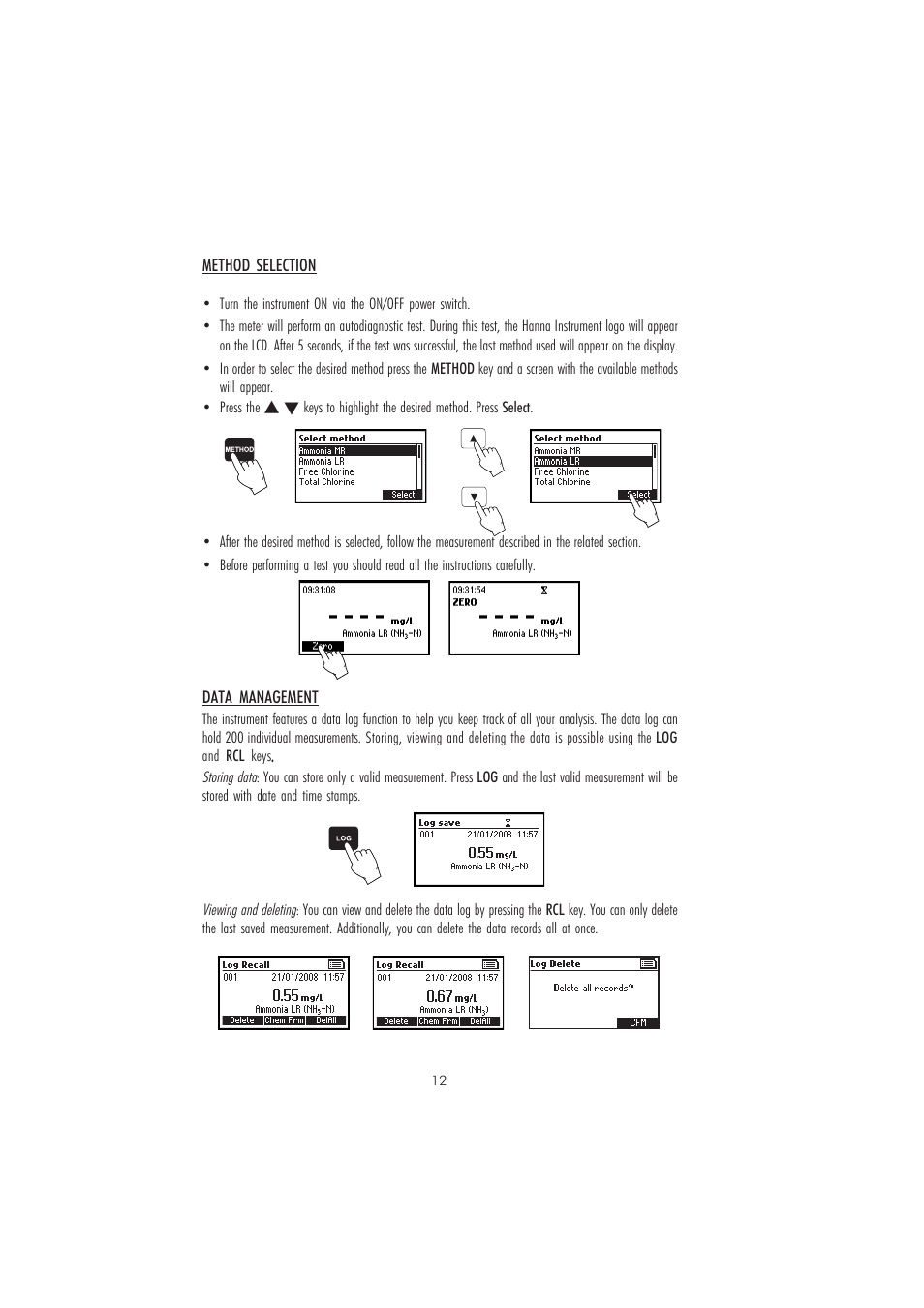 Hanna Instruments HI 83203 User Manual | Page 12 / 48