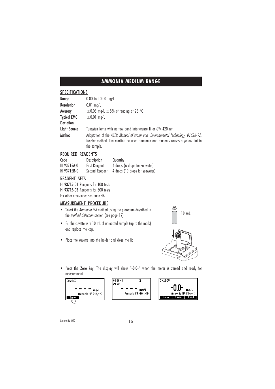 Hanna Instruments HI 83203 User Manual | Page 16 / 48