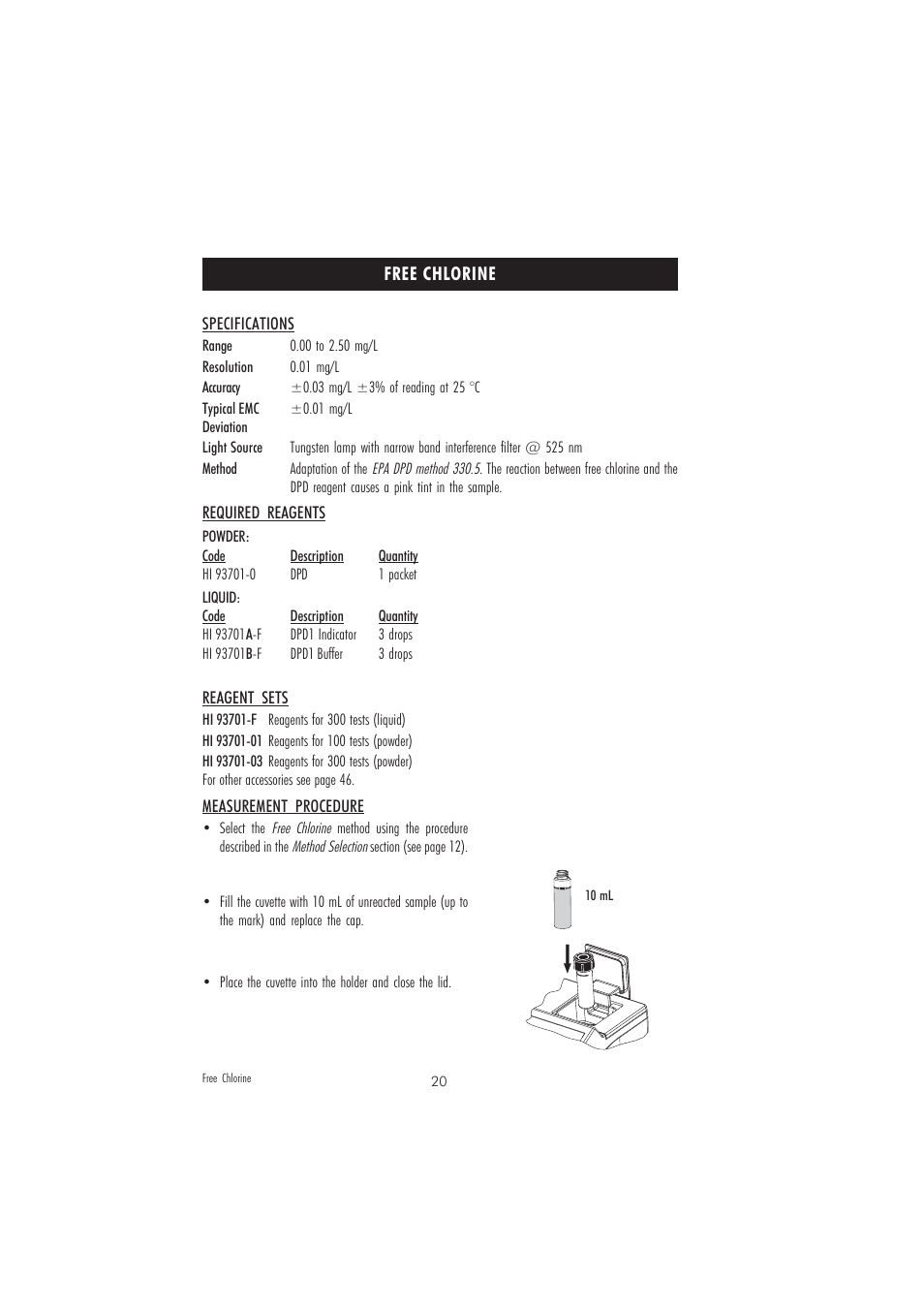 Hanna Instruments HI 83203 User Manual | Page 20 / 48