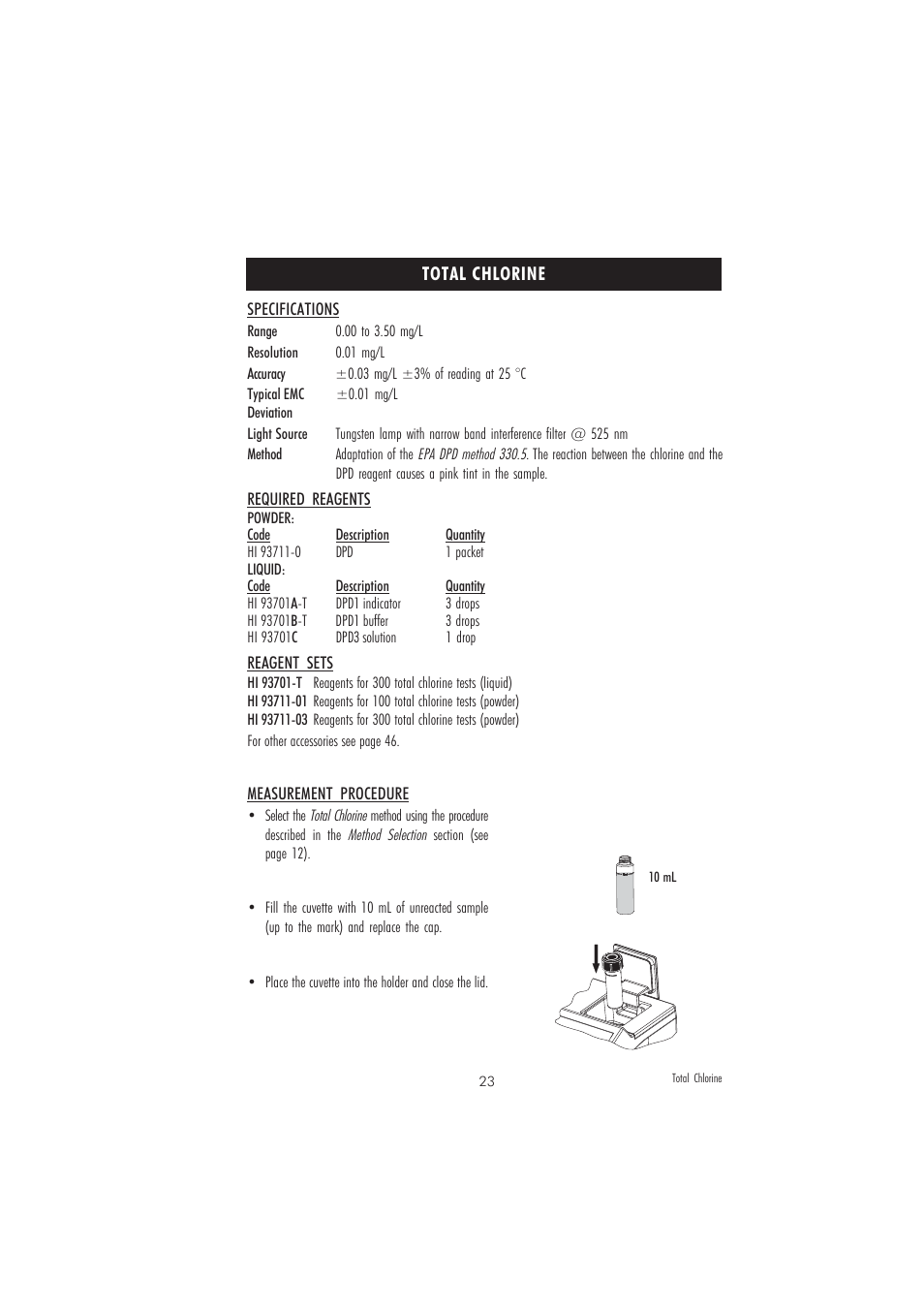Hanna Instruments HI 83203 User Manual | Page 23 / 48