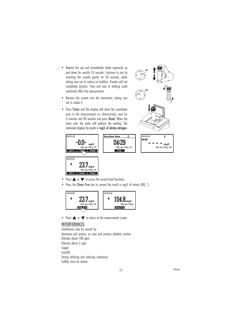 Hanna Instruments HI 83203 User Manual | Page 31 / 48