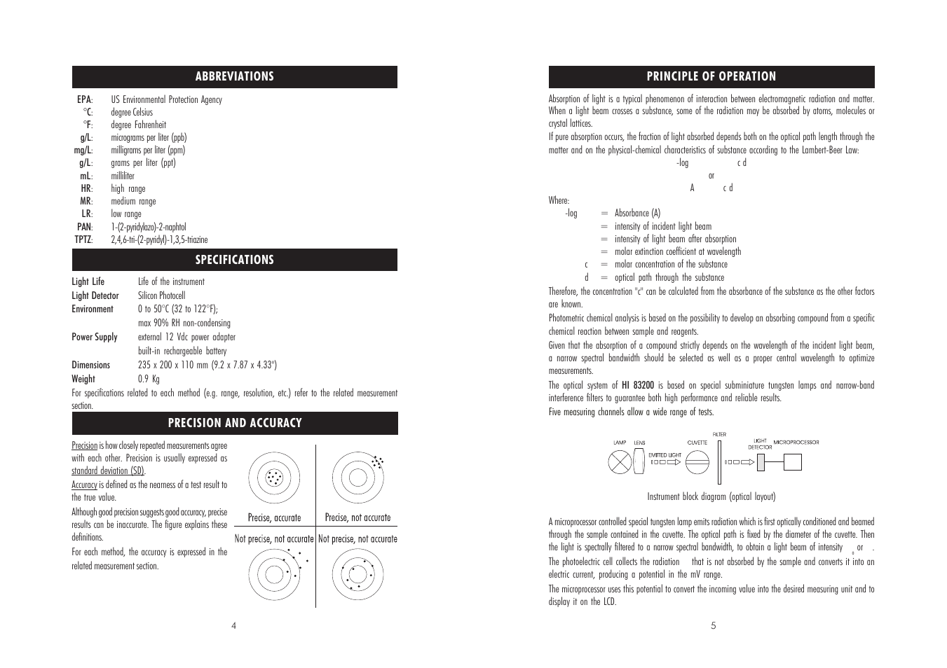 Hanna Instruments HI 83200C User Manual | Page 3 / 67