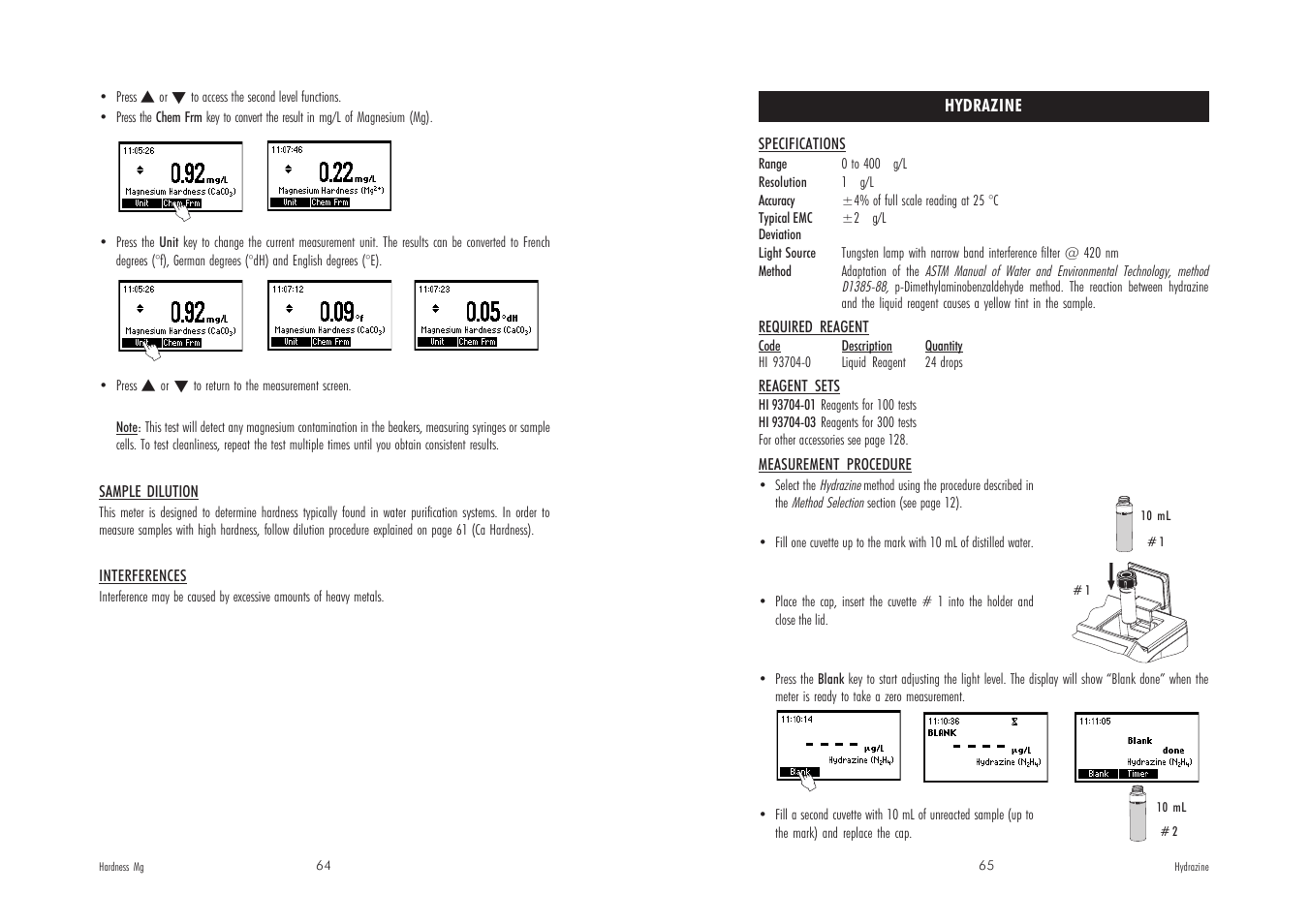 Hanna Instruments HI 83200C User Manual | Page 33 / 67
