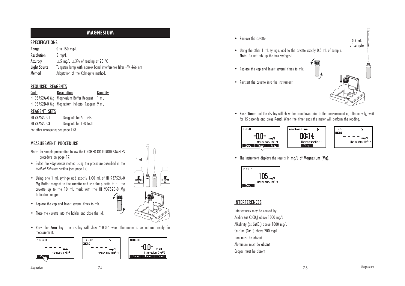 Hanna Instruments HI 83200C User Manual | Page 38 / 67