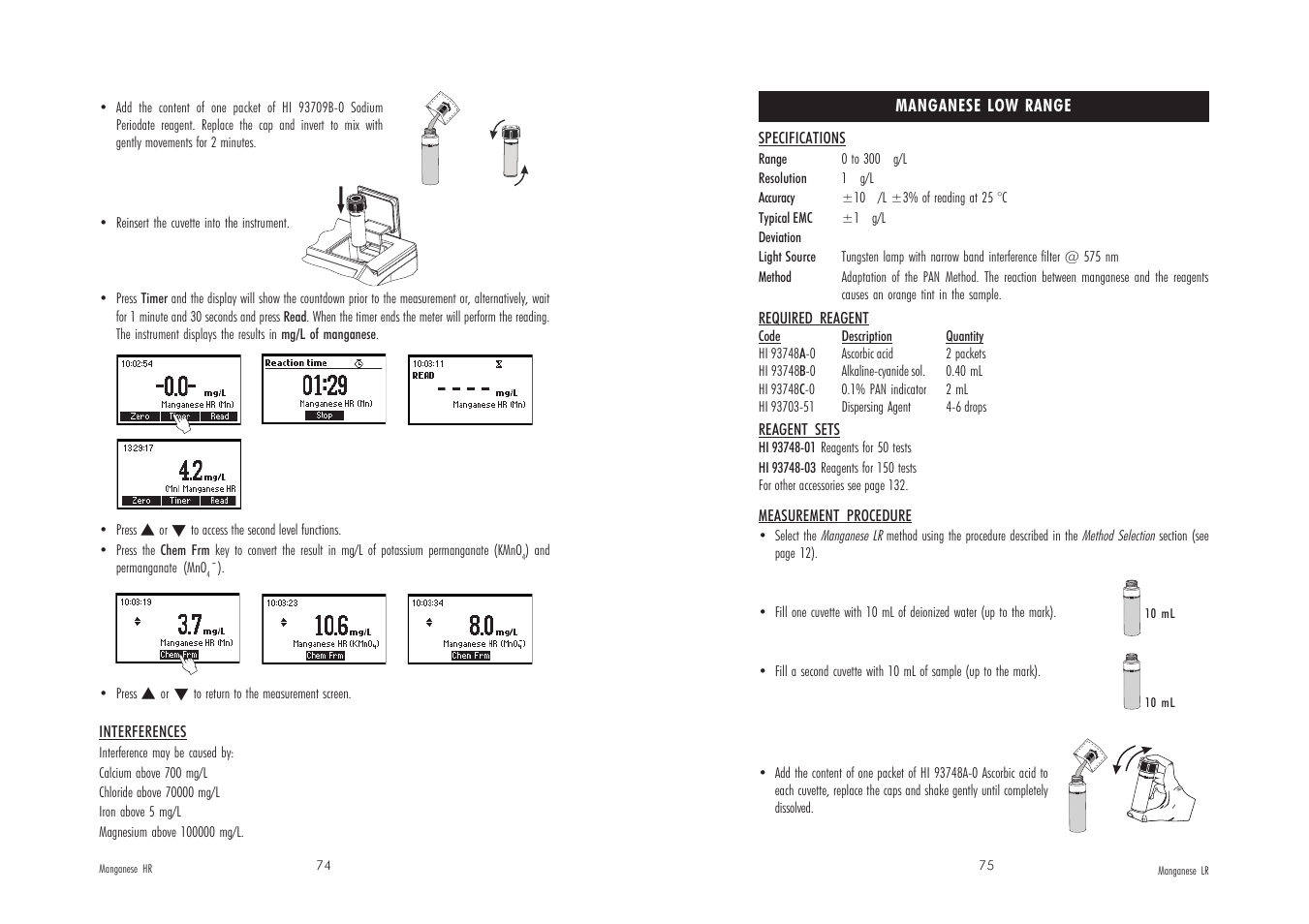 Hanna Instruments HI 83099 User Manual | Page 38 / 69