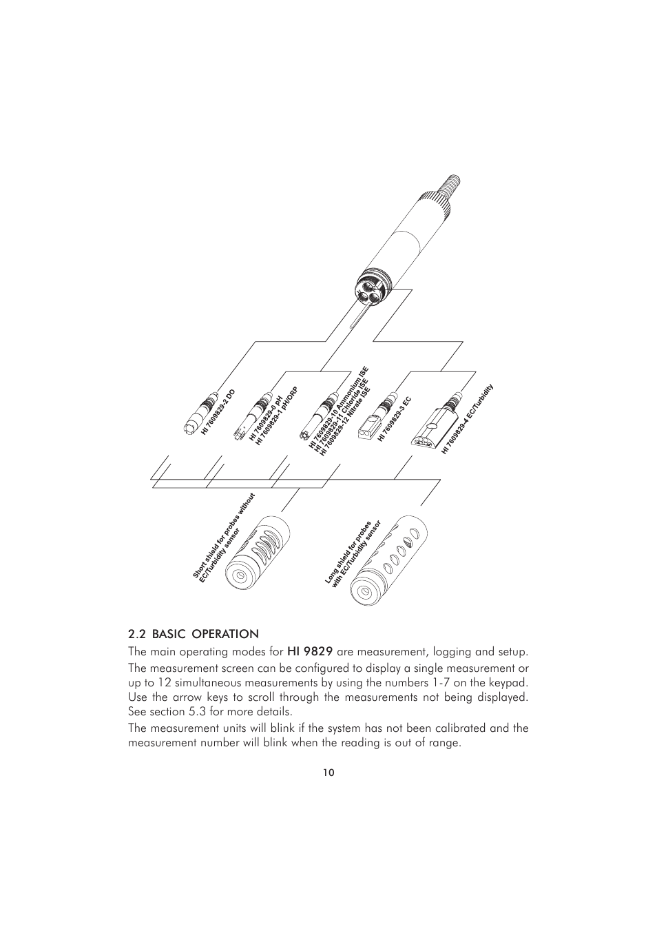 Hanna Instruments HI 9829 User Manual | Page 10 / 104