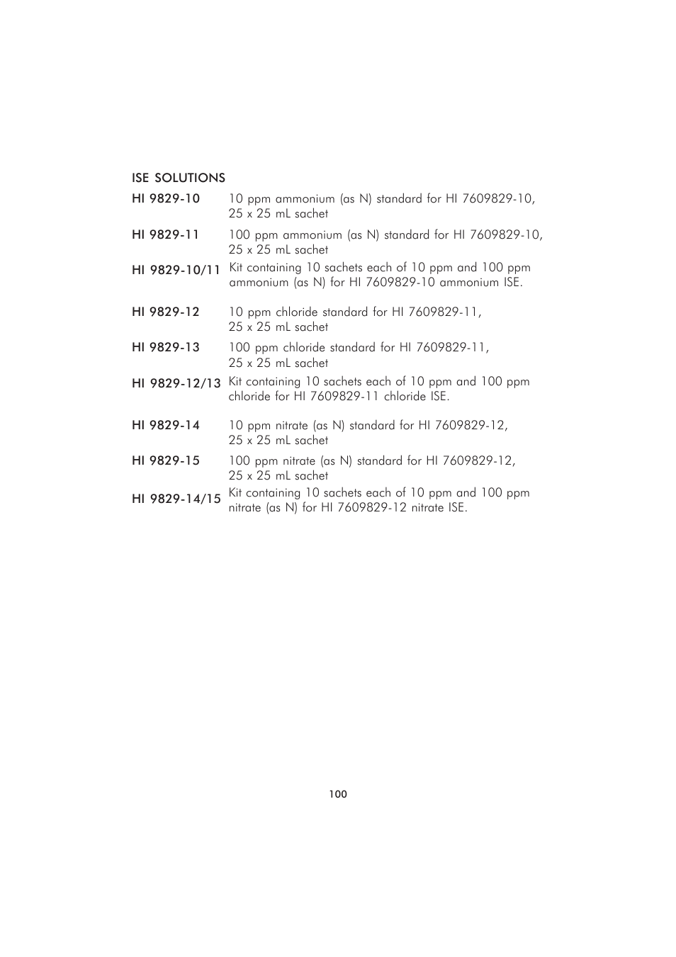 Hanna Instruments HI 9829 User Manual | Page 100 / 104