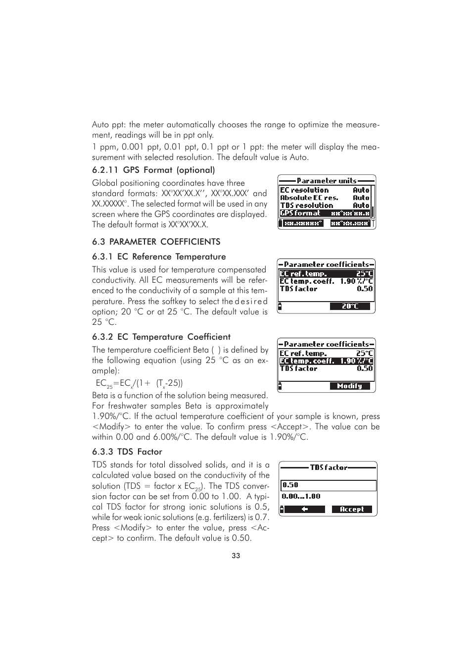 Hanna Instruments HI 9829 User Manual | Page 33 / 104