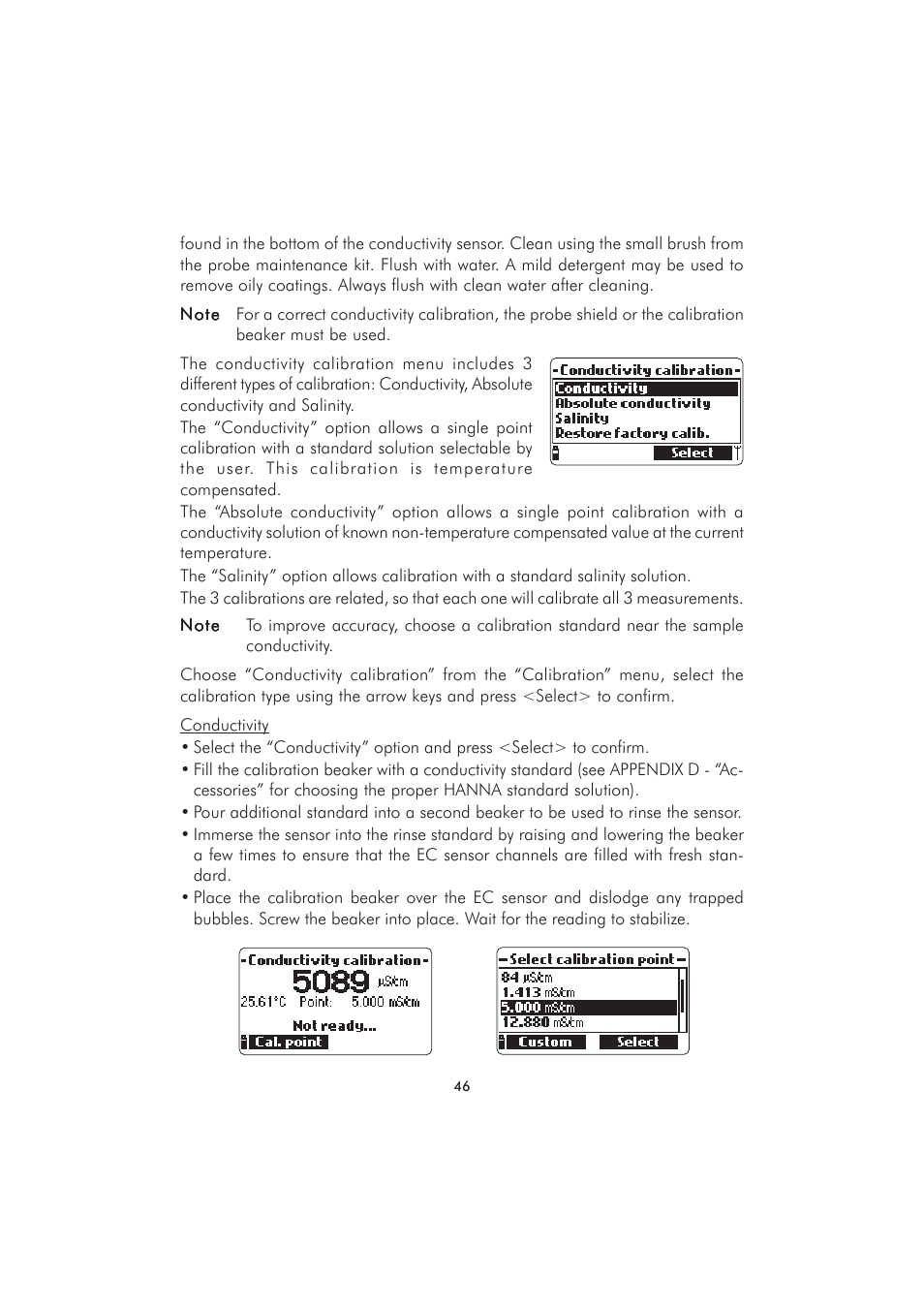 Hanna Instruments HI 9829 User Manual | Page 46 / 104