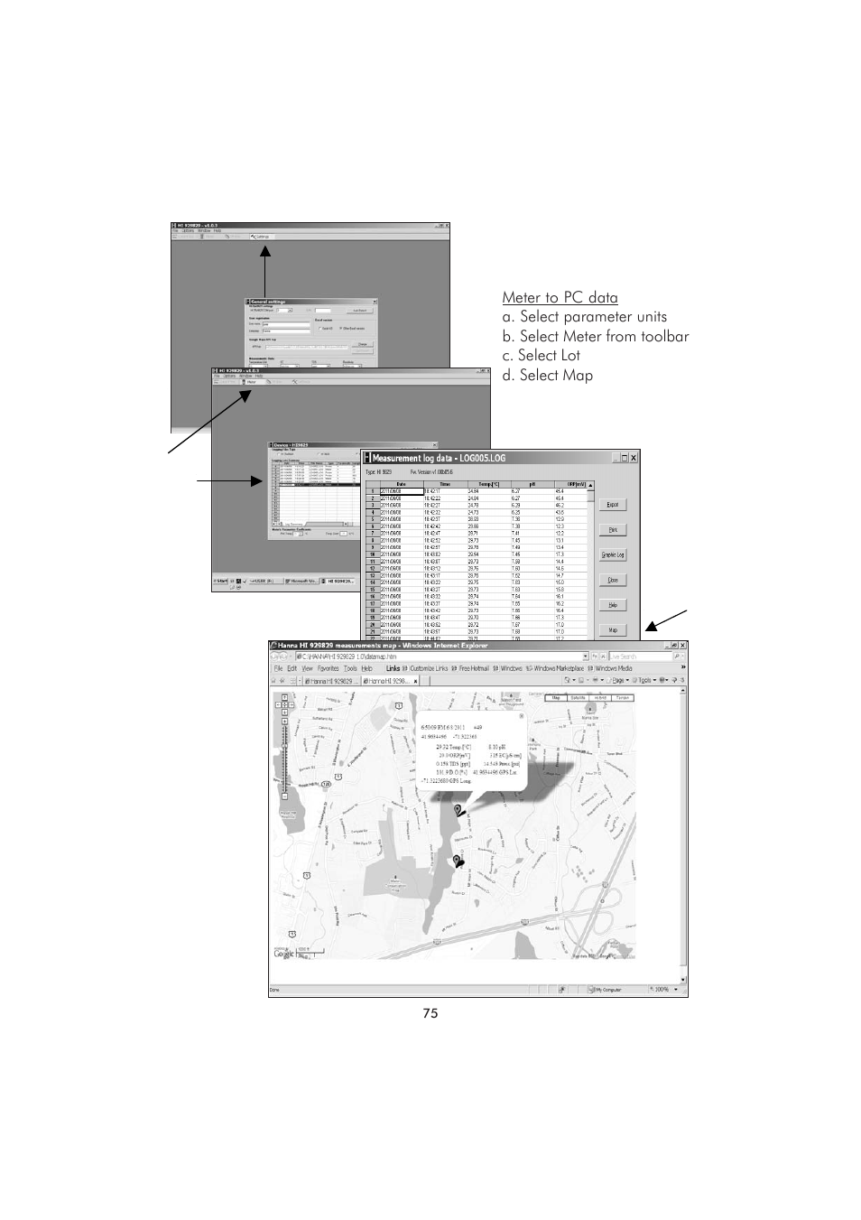 Hanna Instruments HI 9829 User Manual | Page 75 / 104