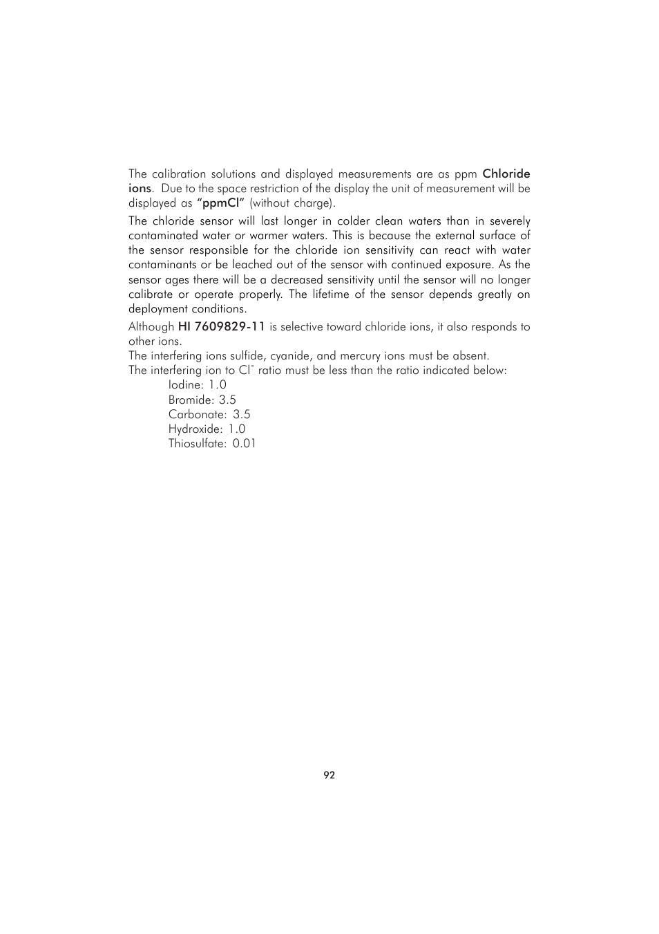 Hanna Instruments HI 9829 User Manual | Page 92 / 104