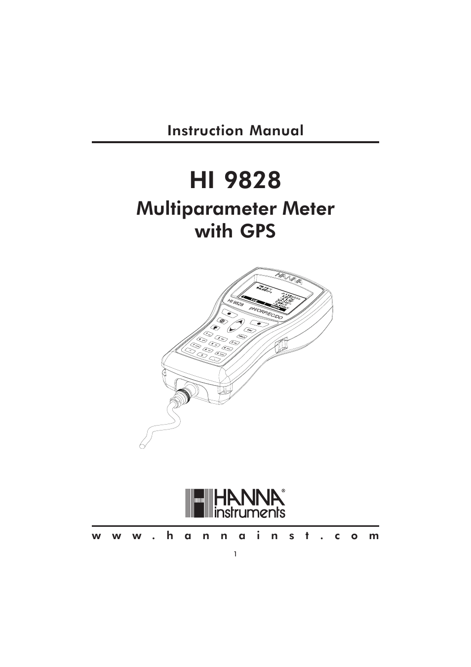 Hanna Instruments HI 98280 User Manual | 64 pages