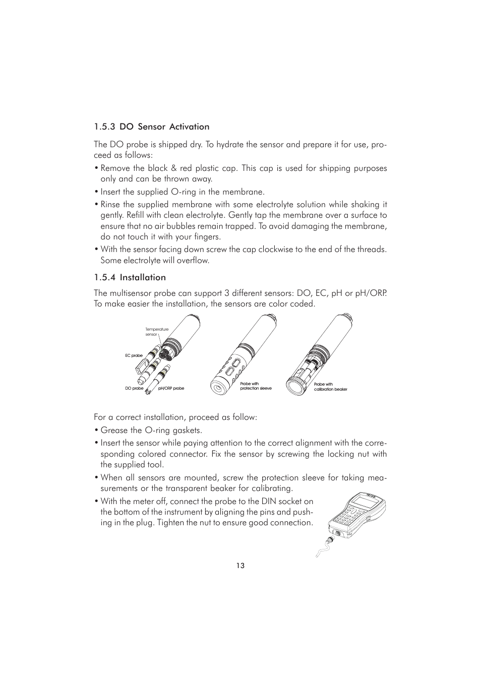 Hanna Instruments HI 98280 User Manual | Page 13 / 64