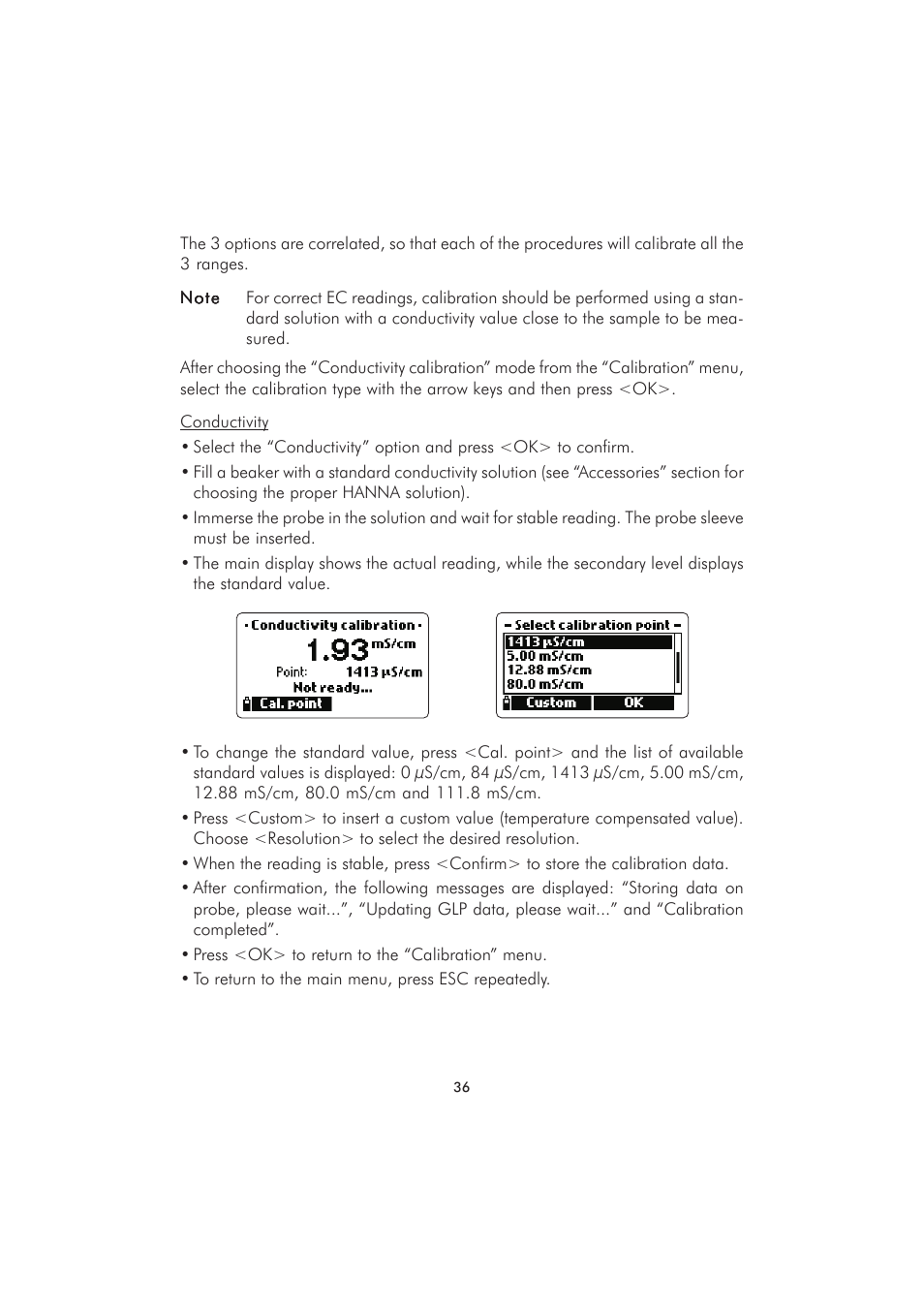 Hanna Instruments HI 98280 User Manual | Page 36 / 64