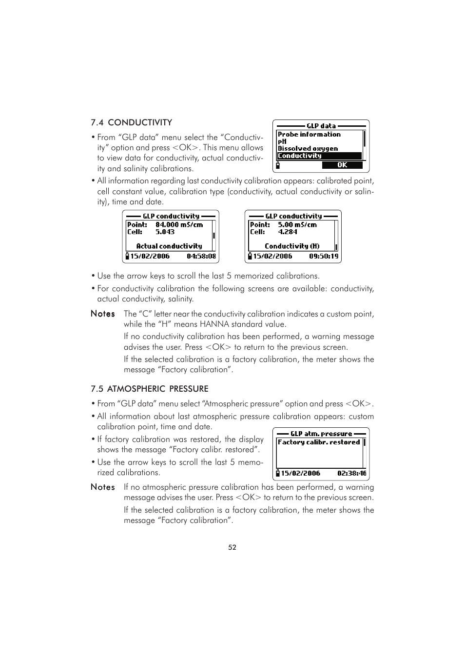 Hanna Instruments HI 98280 User Manual | Page 52 / 64