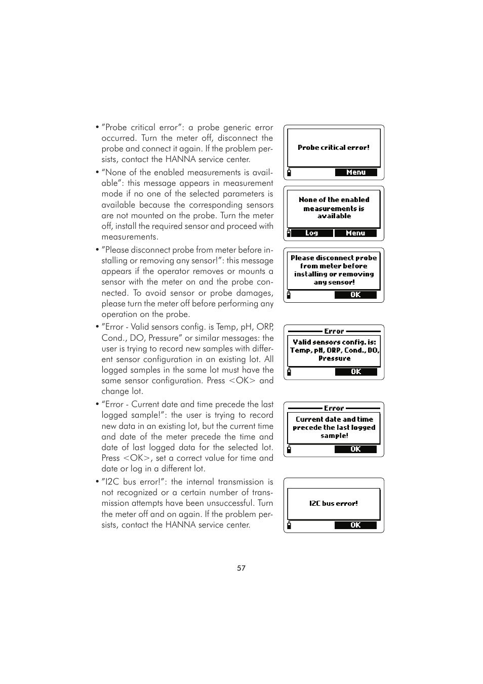 Hanna Instruments HI 98280 User Manual | Page 57 / 64