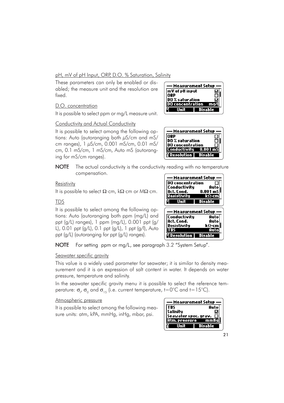Hanna Instruments HI 9828 User Manual | Page 21 / 60
