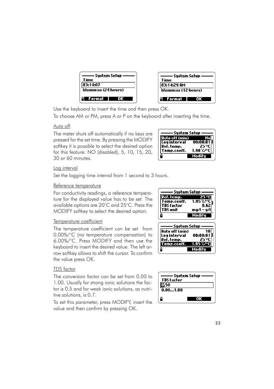 Hanna Instruments HI 9828 User Manual | Page 23 / 60