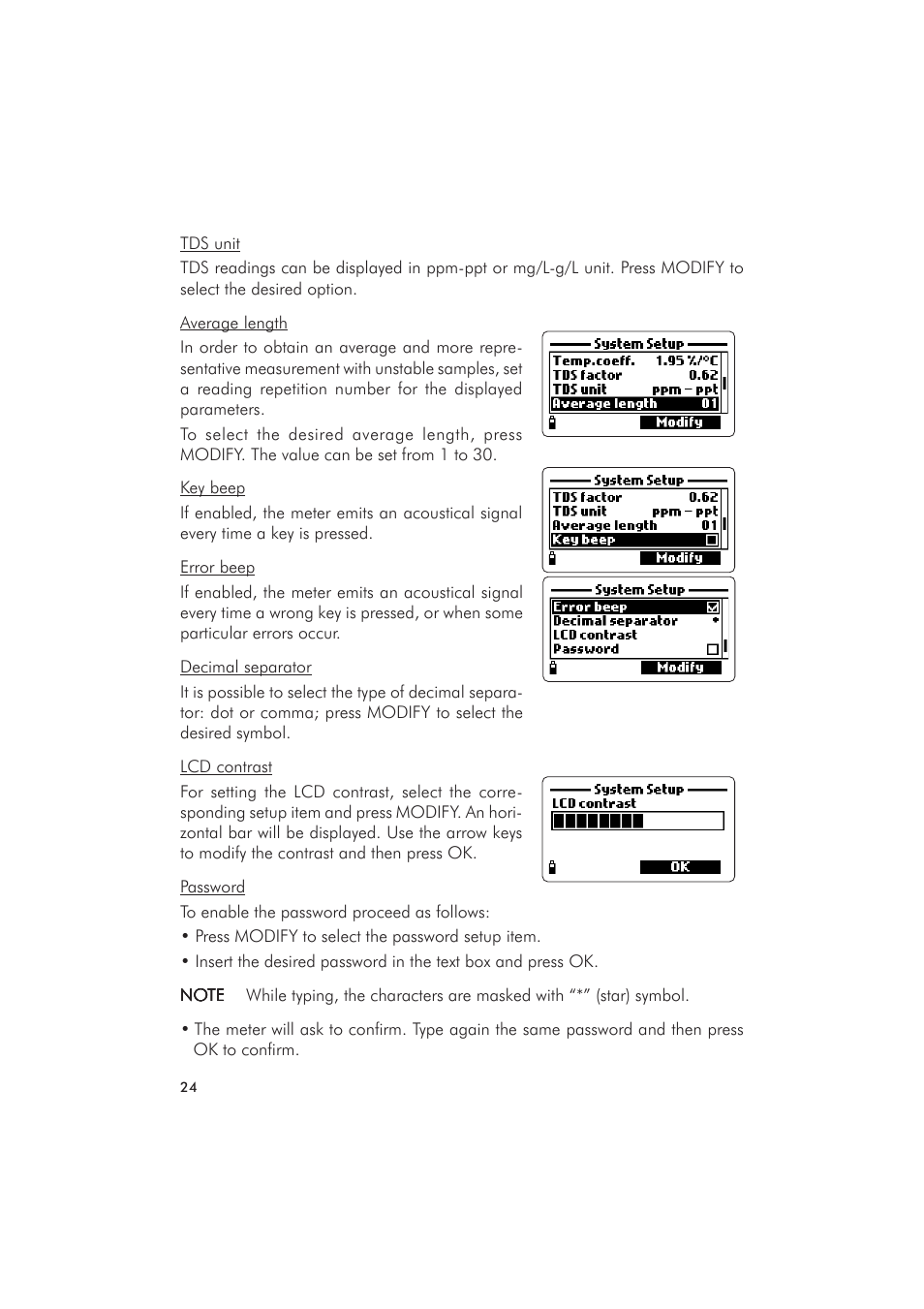 Hanna Instruments HI 9828 User Manual | Page 24 / 60