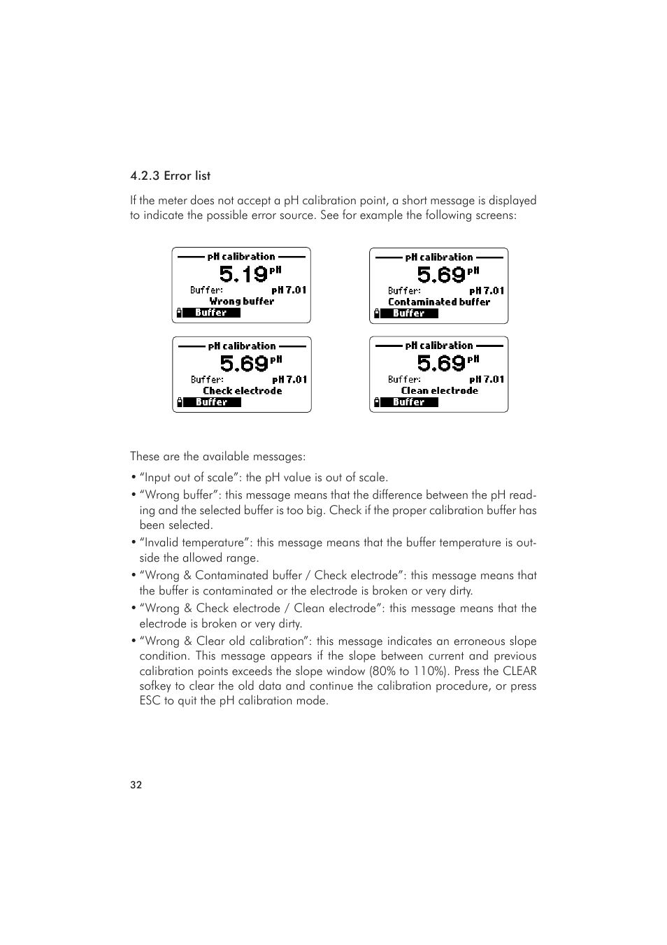 Hanna Instruments HI 9828 User Manual | Page 32 / 60