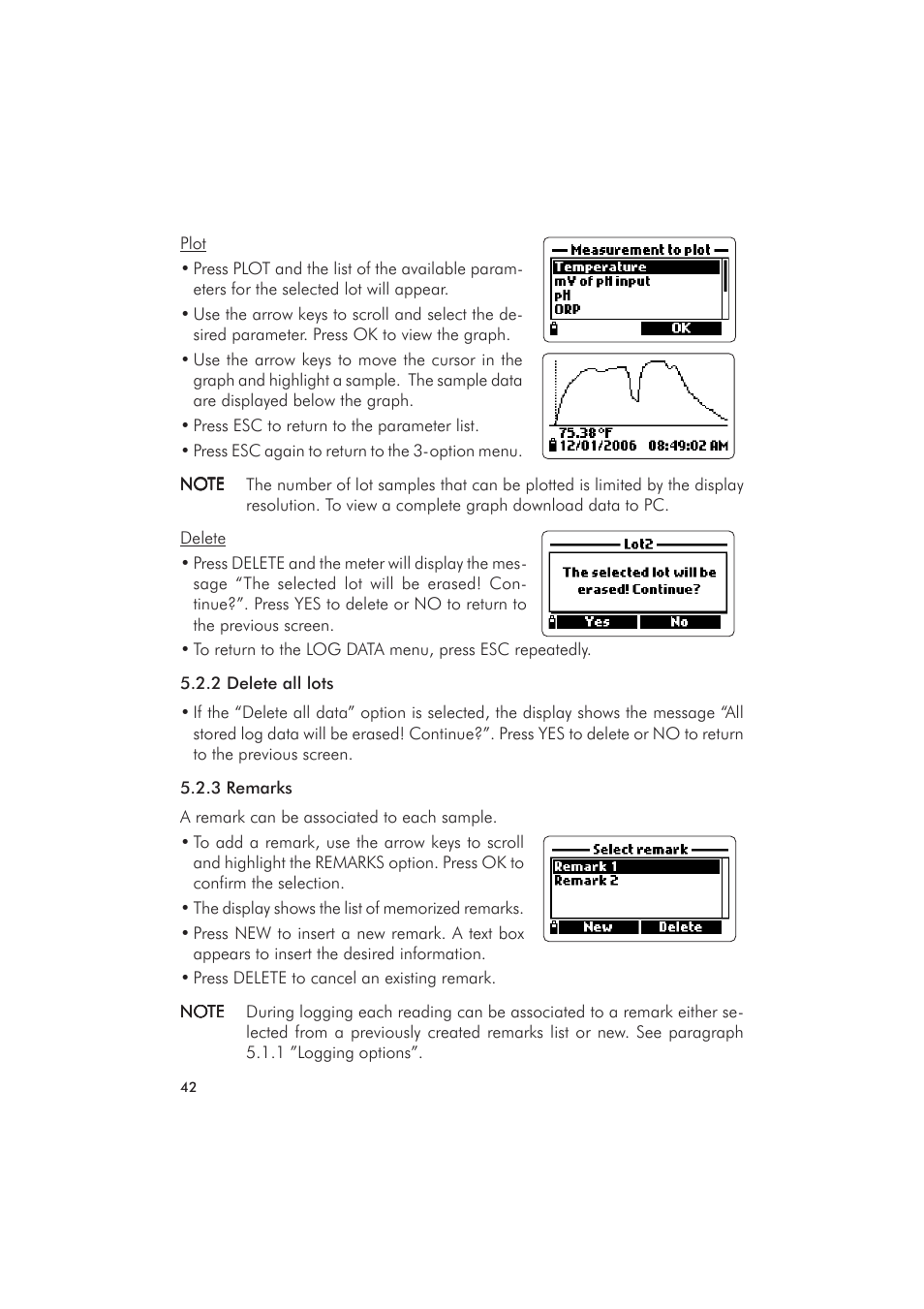Hanna Instruments HI 9828 User Manual | Page 42 / 60
