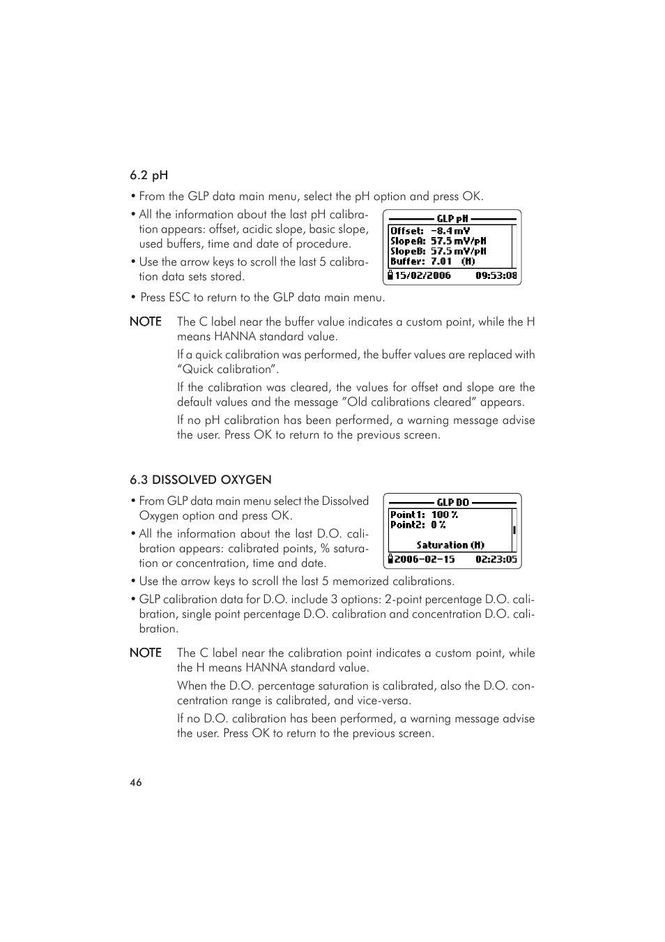 Hanna Instruments HI 9828 User Manual | Page 46 / 60