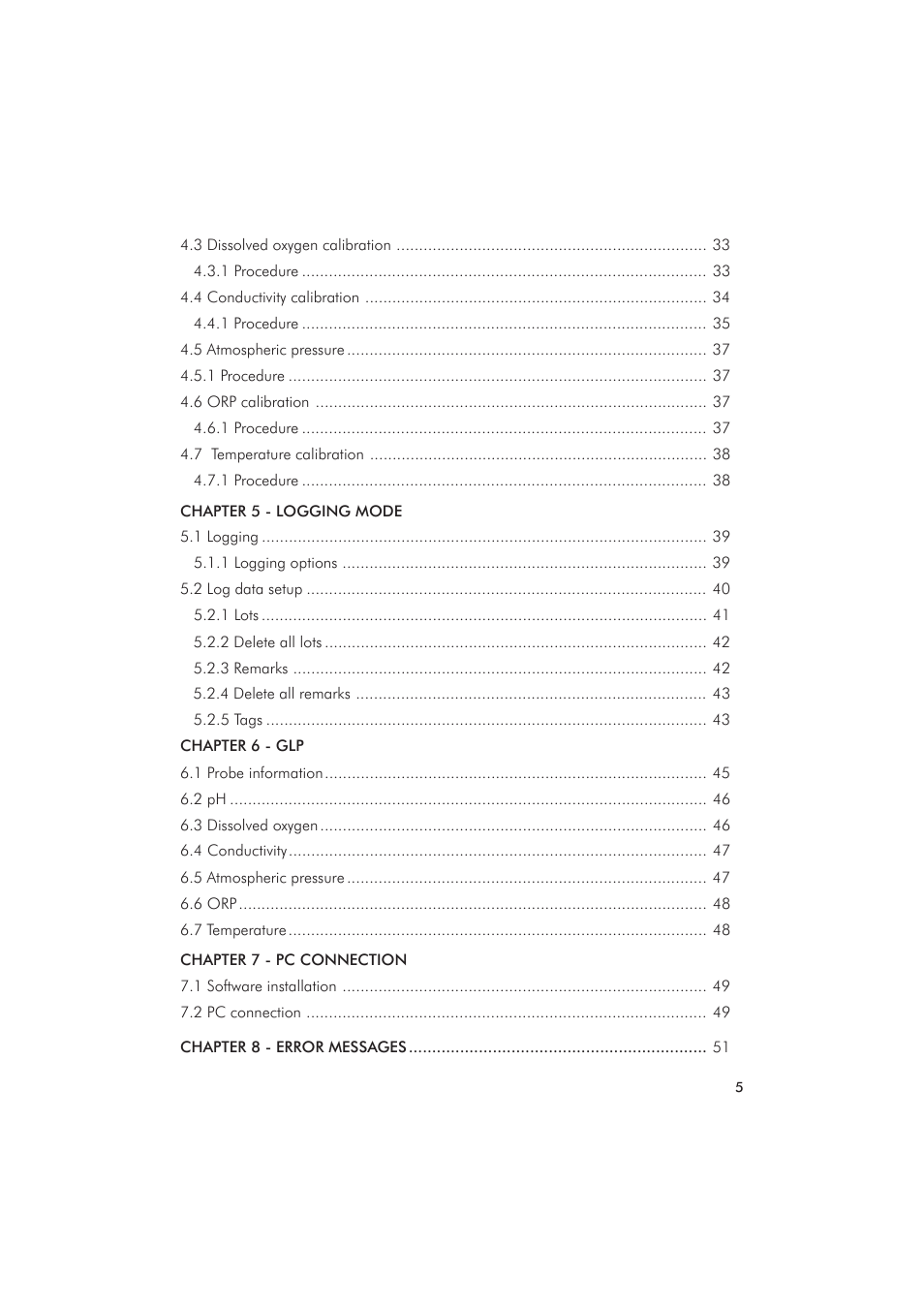 Hanna Instruments HI 9828 User Manual | Page 5 / 60