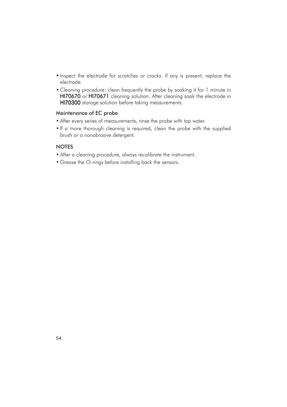Hanna Instruments HI 9828 User Manual | Page 54 / 60