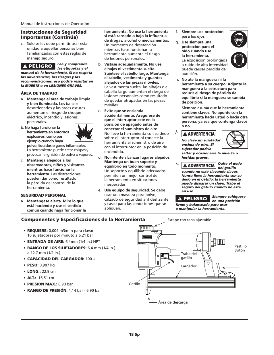 Campbell Hausfeld CHN10600 User Manual | Page 18 / 24