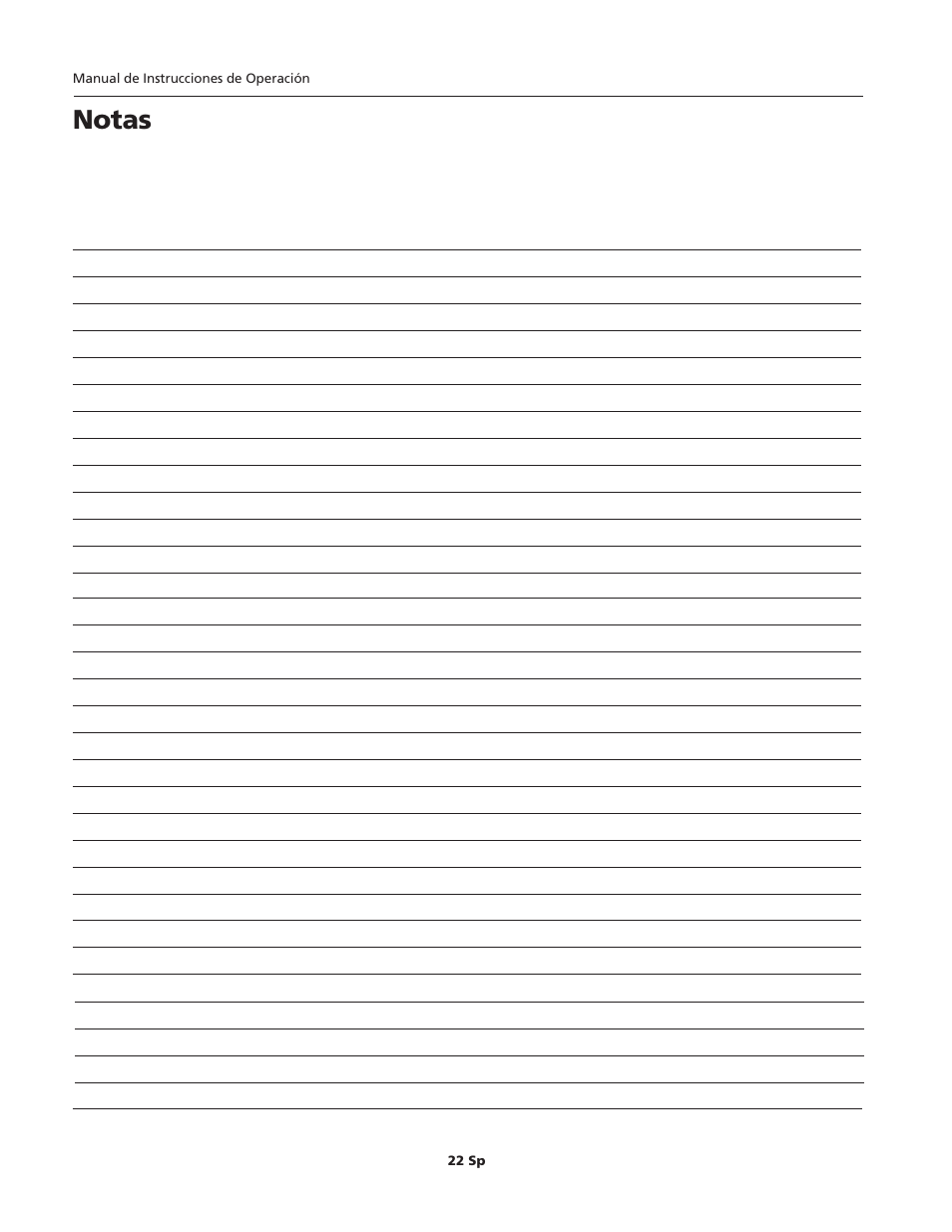Notas | Campbell Hausfeld CHN10600 User Manual | Page 22 / 24