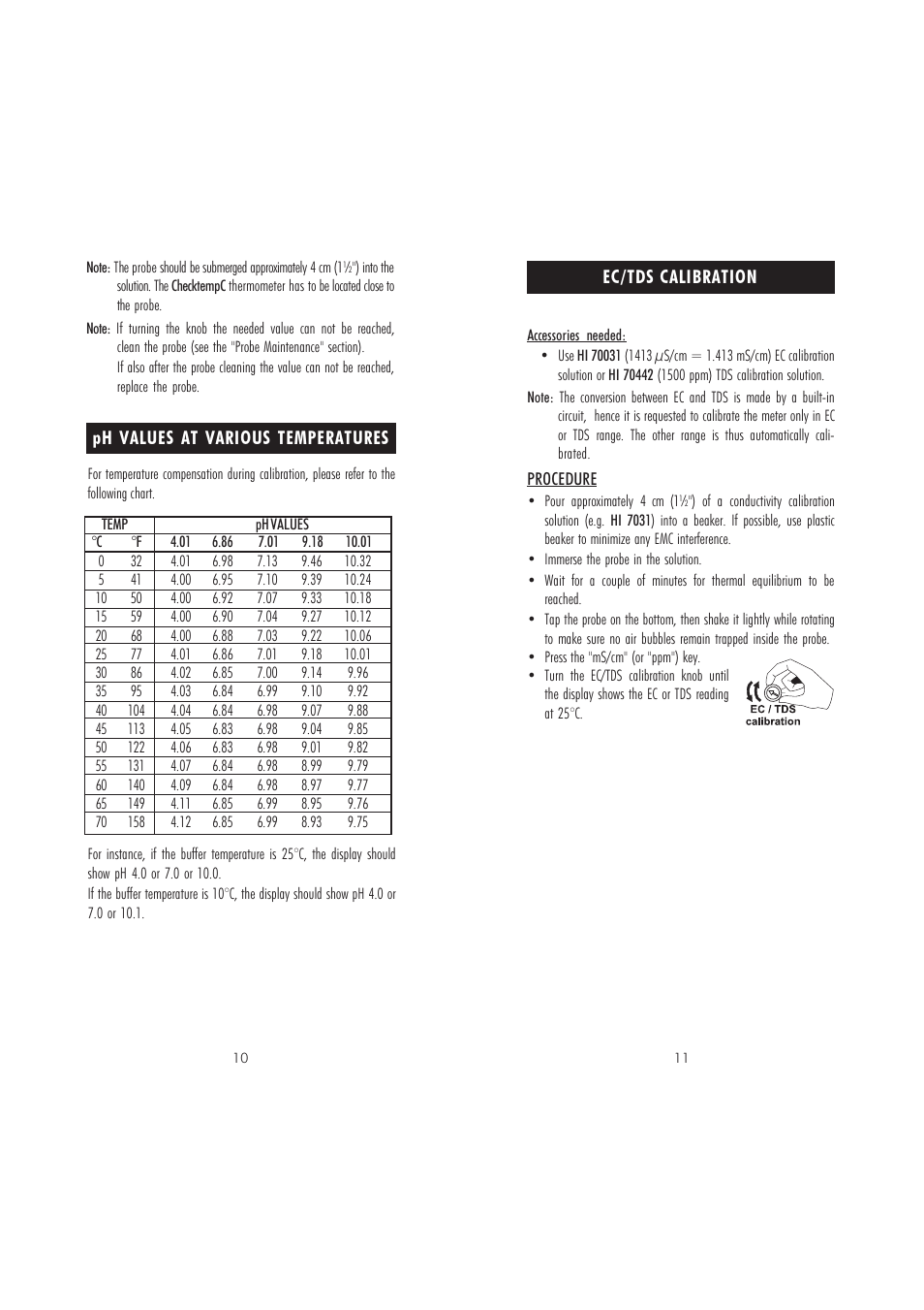 Hanna Instruments HI 9813-0 User Manual | Page 6 / 9