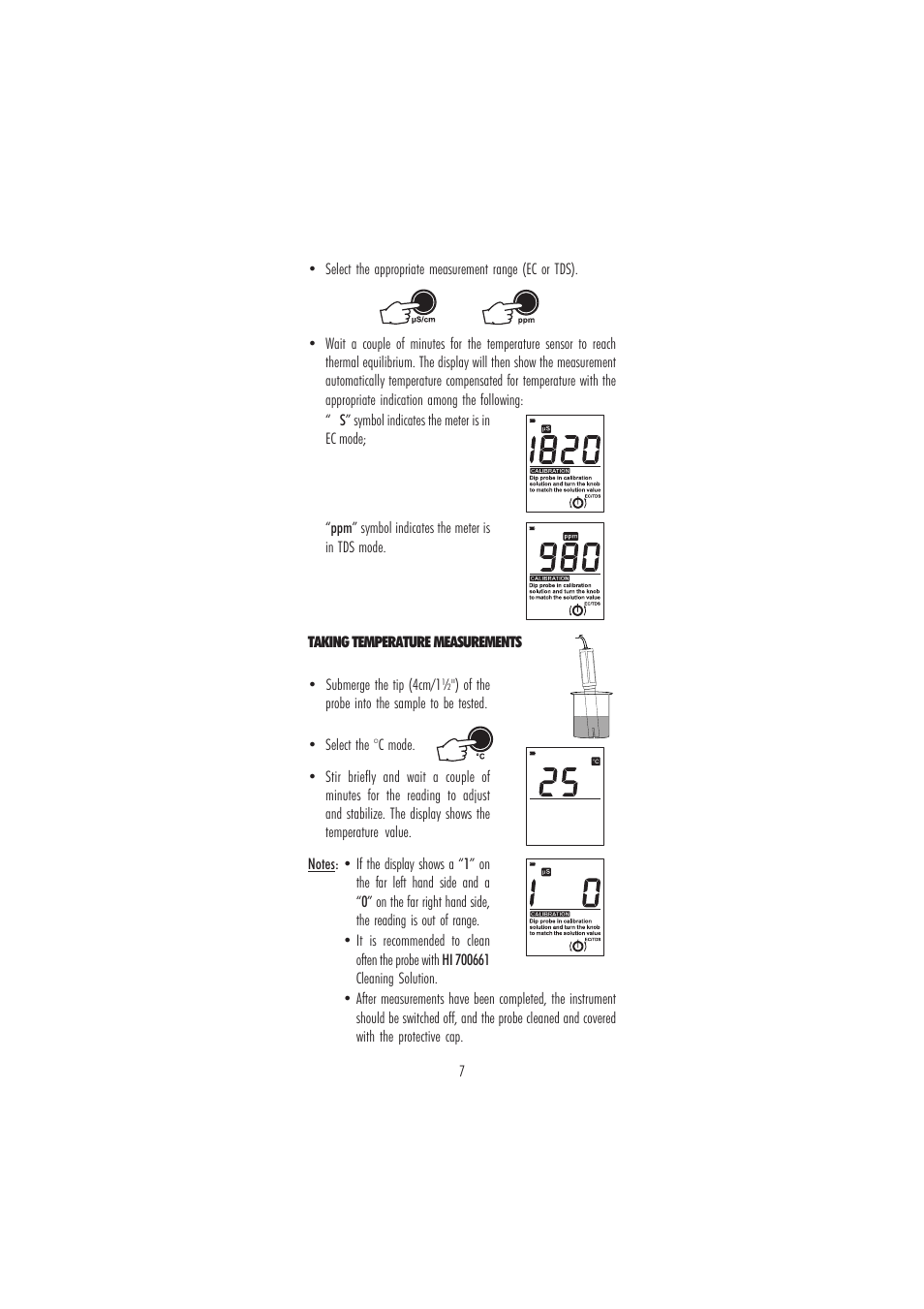 Hanna Instruments HI 9812-5N User Manual | Page 7 / 16