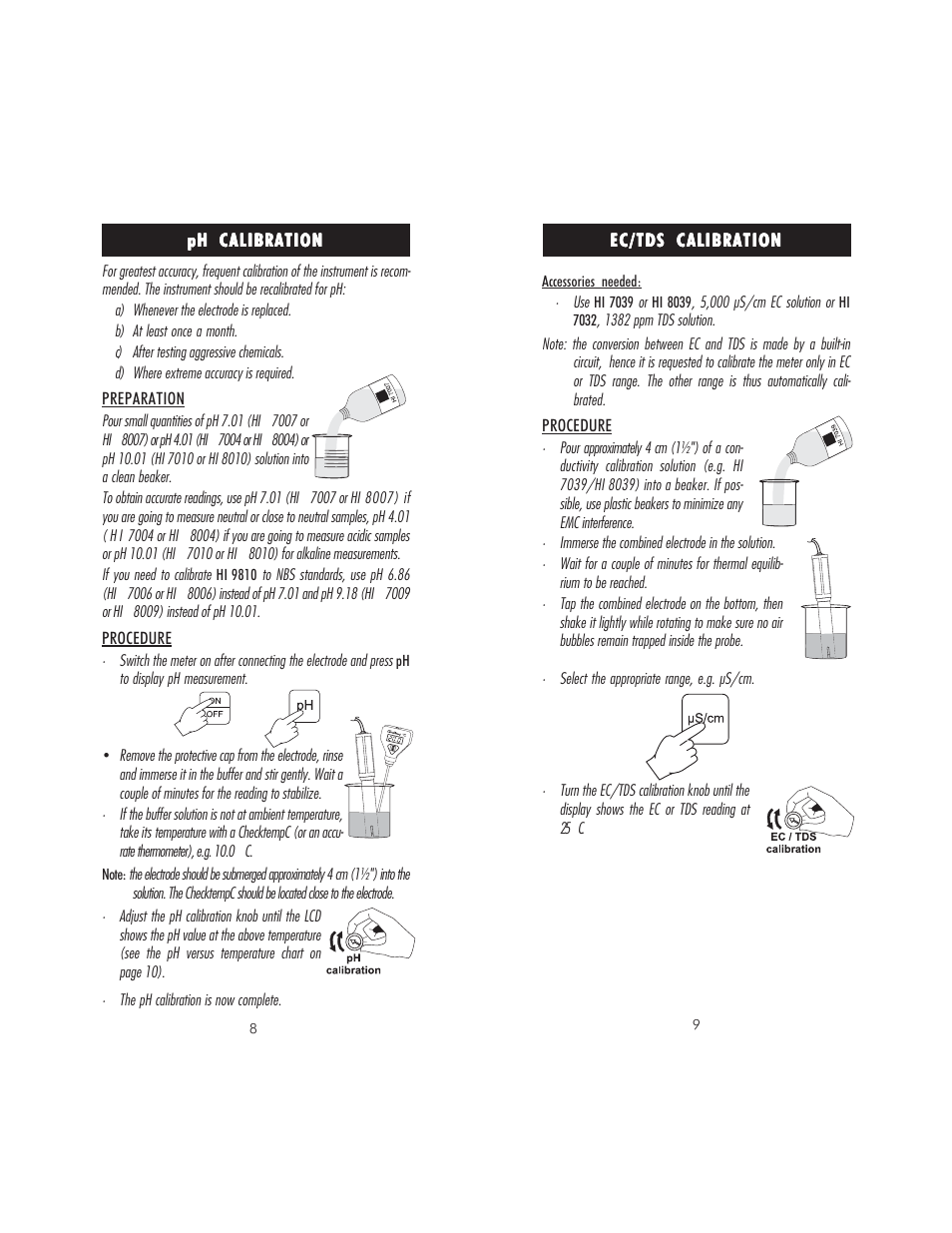 Hanna Instruments HI 9810 User Manual | Page 5 / 11