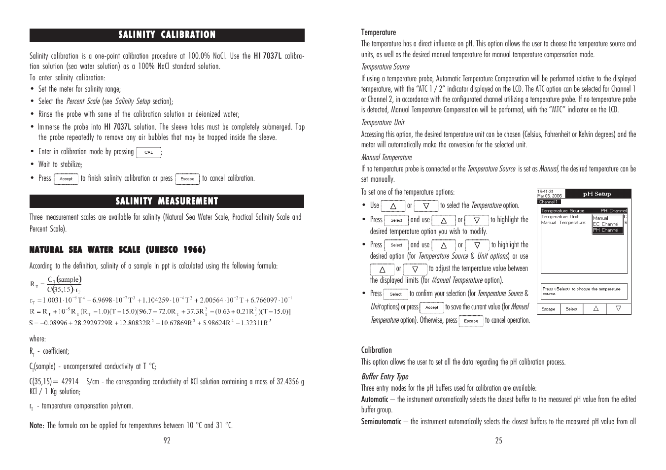 Hanna Instruments HI 4521 User Manual | Page 25 / 58