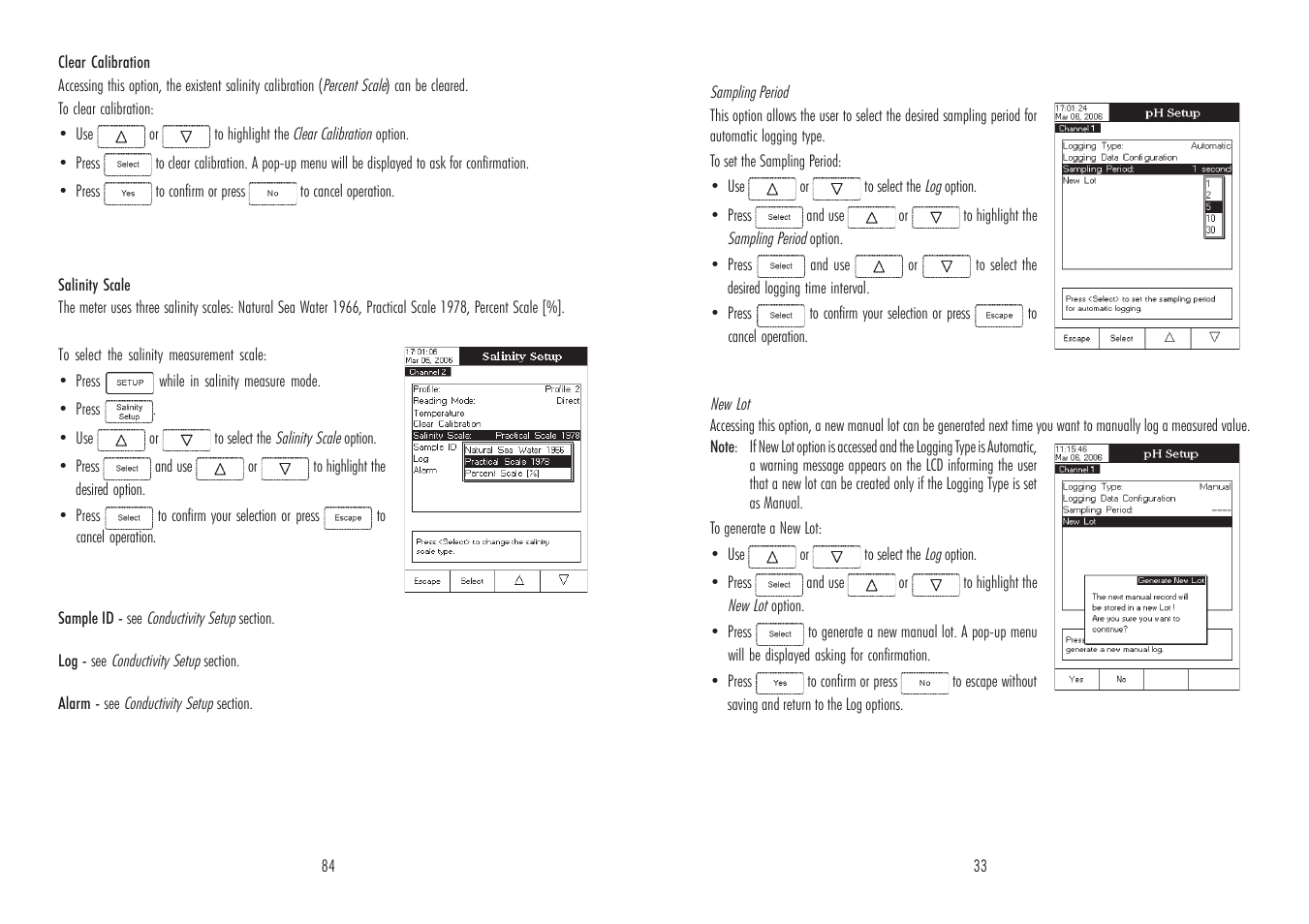 Hanna Instruments HI 4521 User Manual | Page 33 / 58
