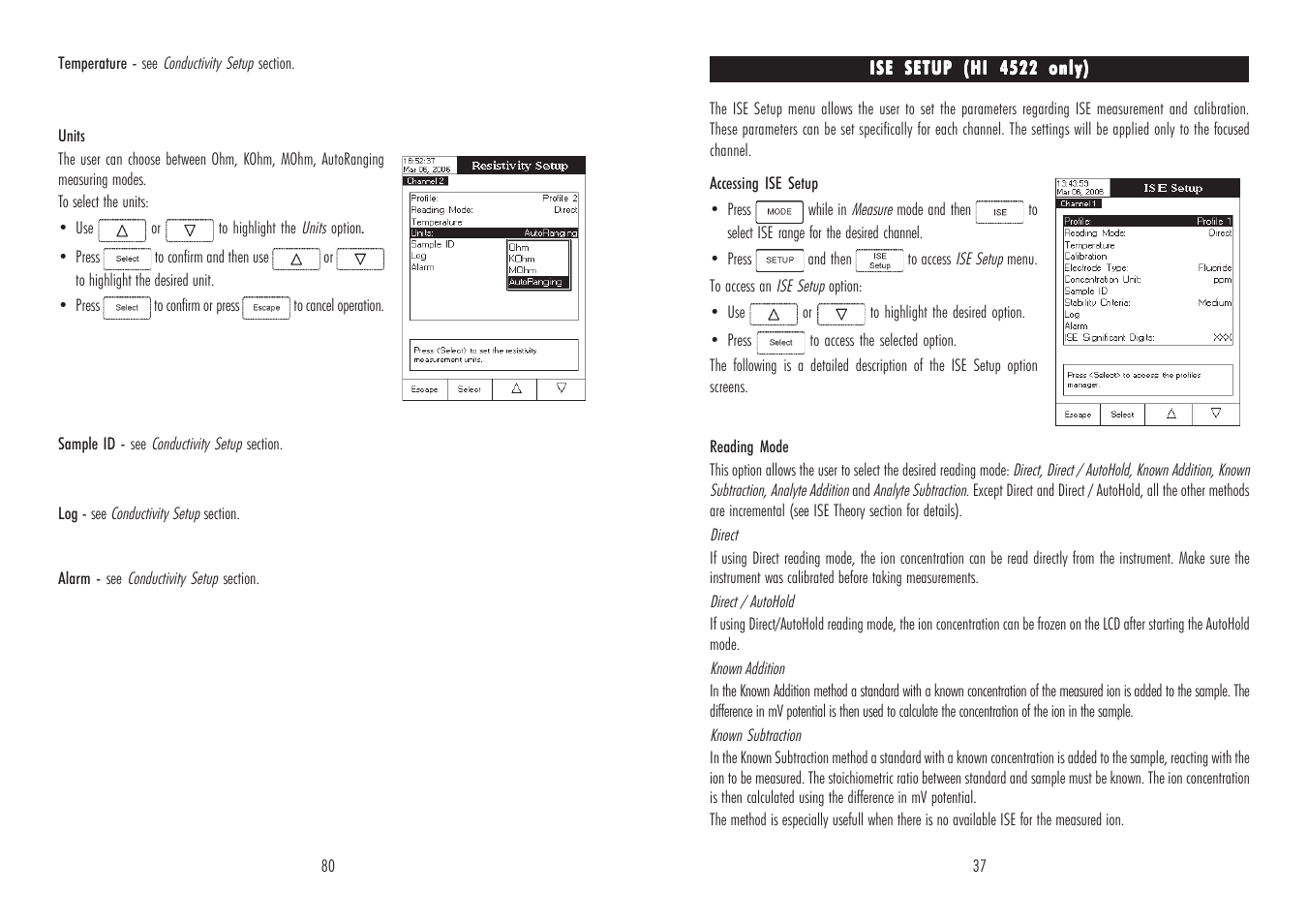 Hanna Instruments HI 4521 User Manual | Page 37 / 58